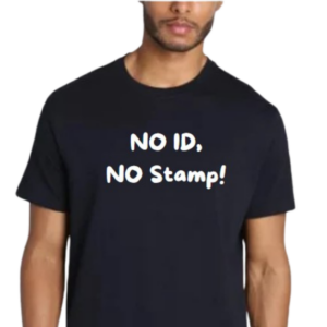 No ID, No Stamp - Men